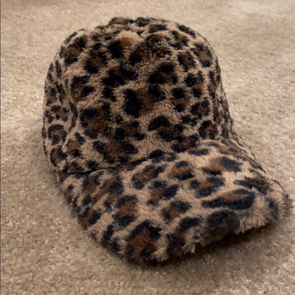 Faux fur cap